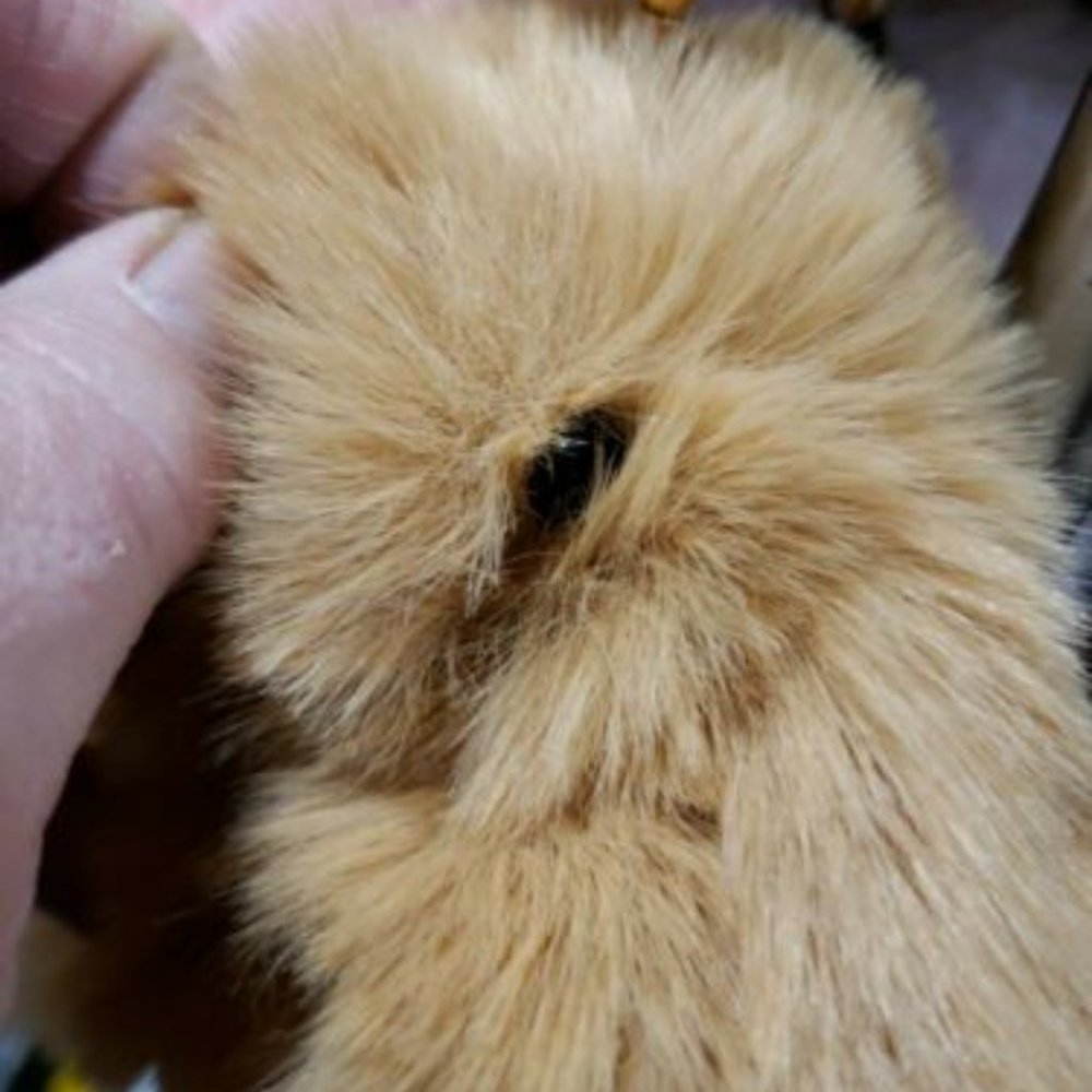 Furry Bunny Rabbit Plush Keychain - Picture 9 of 11